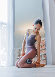 Nikolay - Vibrating Peanut Massage Roller (TT006VN) - Grey