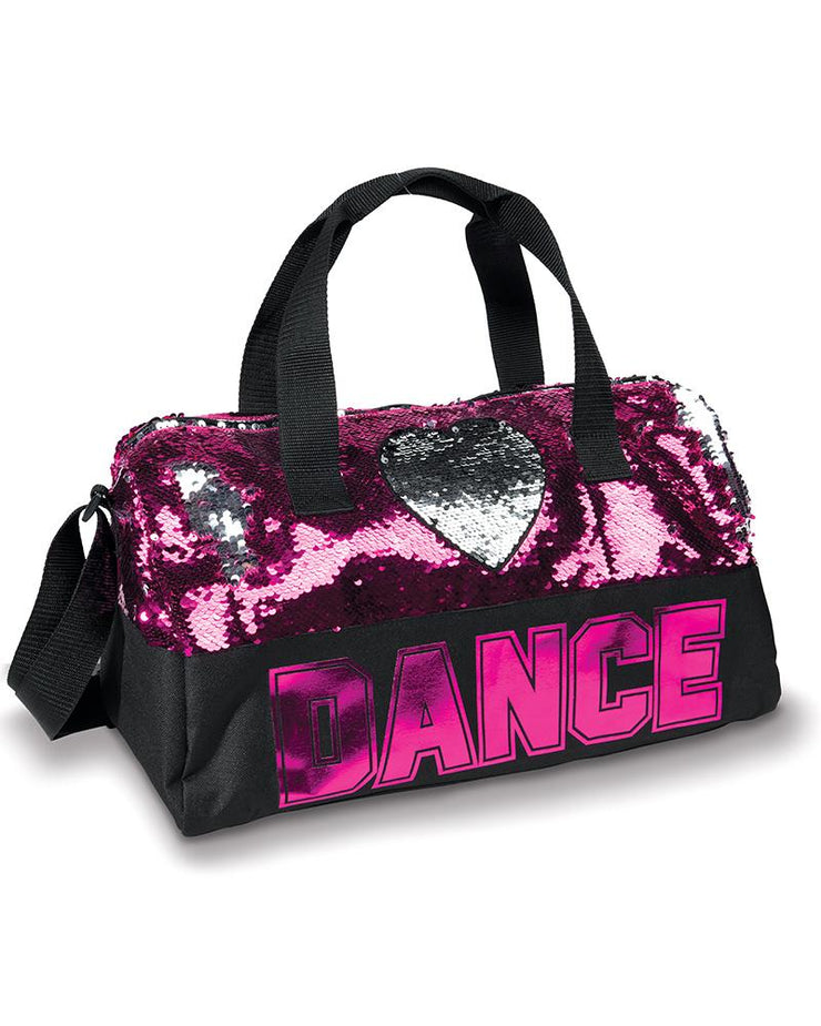 Danz N Motion - Sequin Dance Heart Bag (B842FUH) - Fuschia