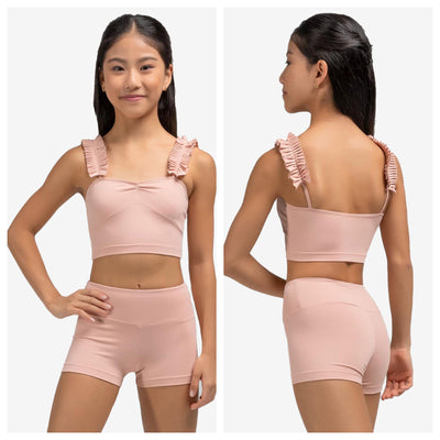 So Danca - Marcela Kid's Top - Child (L-2677) - Antique Rose