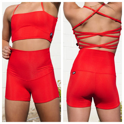 Tiger Friday - Morgan Shorties - Child/Adult - Cherry