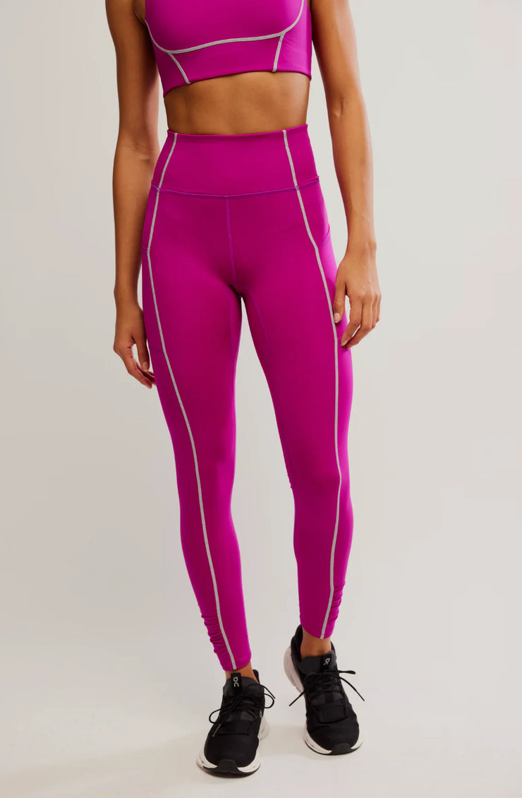 Free People Movement - You’re A Peach Leggings - Adult (OB2016149-5092) - Berry Blitz