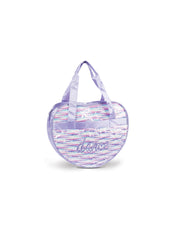Danz N Motion - Shimmering Heart Sequin Bag (B24510) - Lavender