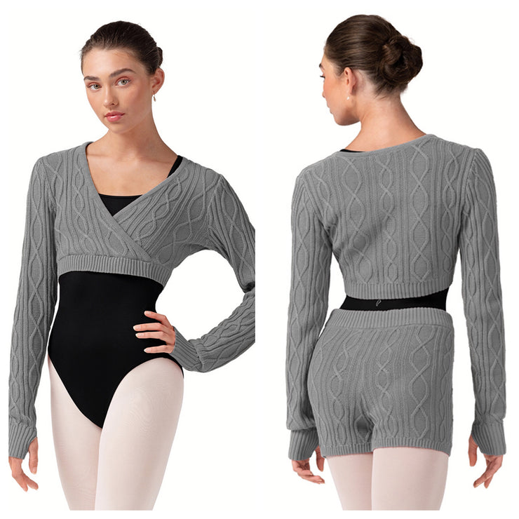Bloch - Atiyah Knit Sweater - Adult (Z30012) - Grey Marle