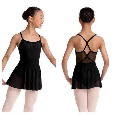 Bloch - Jesse Camisole Skirted Leotard - Child (CL70003) - Black