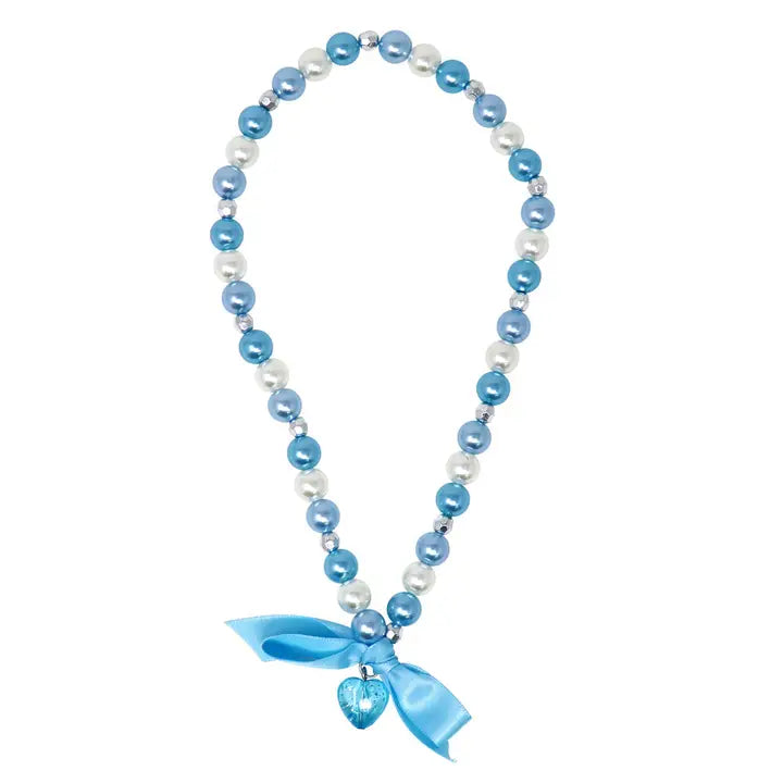 Pink Poppy - Sparkle Princess Necklace (NCM114) - Pink/Blue