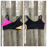 XO Dance Co - Slice & Dice Top - Child (24002) - Blacklight Burst