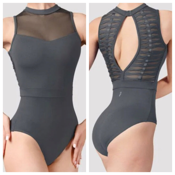 Bloch - Leony Open Back Leotard - Adult (L8425) - Graphite