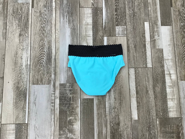 Cosi G - Xtend Brief - Child/Adult (CGSWT00FC20-02-BLK) - Turquoise/Black FINAL SALE