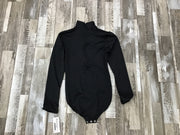 Body Wrappers - MicroTech Long Sleeve Turtleneck Leotard - Adult (MT201) - Black