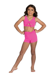 Danz N Motion - Evlynn Top - Child (24308C) - Neon Pink
