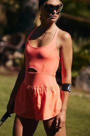 Free People Movement - Righteous Runsie - Adult (OB1227782-6694) - Neon Coral