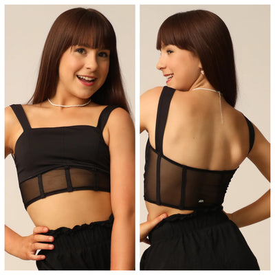 Tiger Friday - McKinney Crop Top - Child - Black