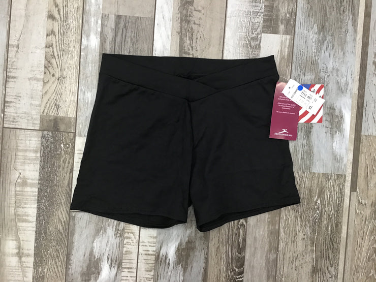 Motionwear - V Waist Short - Adult (7113-497) - Black