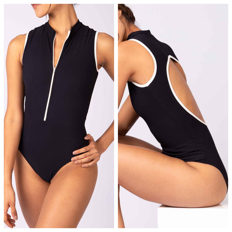 Mara Dancewear - Aura Leotard - Adult (LEO-AUR-EBO) - Black