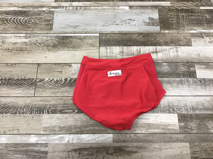 Oh La La Dancewear - Sensational Brief - Adult (OLL151-CHR-AXS) - Crimson - Final Sale