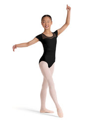 Bloch - Mei Short Sleeve Leotard - Child (CL20003) - Black