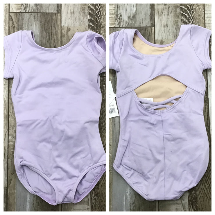 Capezio - High Neck Cap Sleeve Leotard - Child (SE1024C) - Lavender