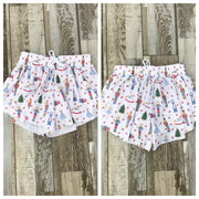 Trendy Trends - Nutcracker Story Flutter Shorts - Child (723SK) - Nutcracker Story Print