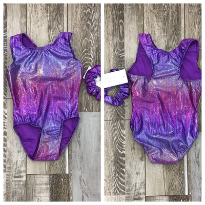 Mondor - Sleeveless Purple Rainbow Leotard - Child (7817) - Purple