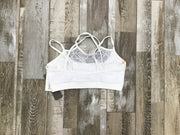 So Danca - Double Strap Cami Bra Top - Adult (RDE-1969ME) - White