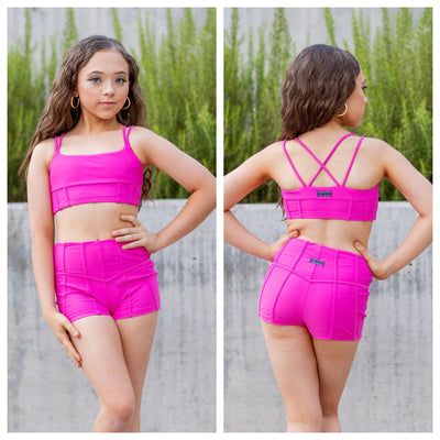 Oh La La Dancewear - The Resurgence Shorts - Child/Adult (OLL381-STM) - Strawberry Moon