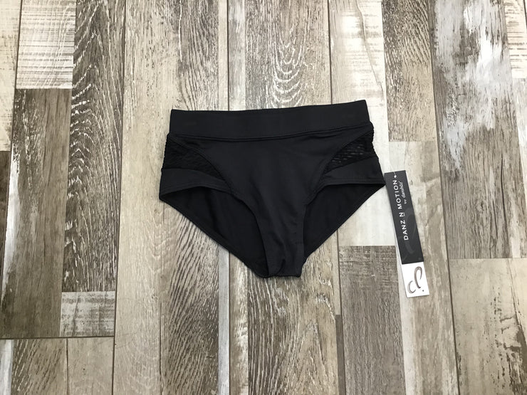 Danz N Motion - Sport Brief Mesh Insert - Child/Adult (2746C/2746A) - Black - Final Sale