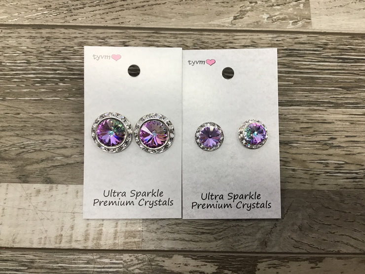 Thank You Very Much - Ultra Sparkle Center Stone Earring - Various Colors