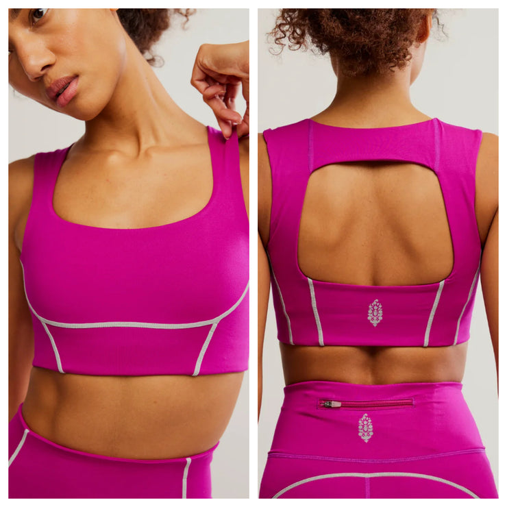 Free People Movement - You’re A Peach Bra - (OB2016148-5092) - Berry Blitz