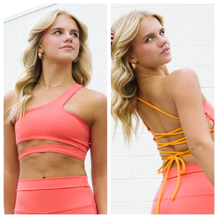 Tiger Friday - Bronx Crop Top - Child/Adult - Melon/Papaya