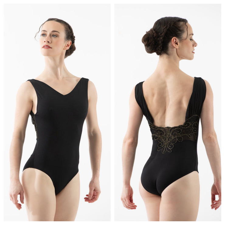 Ballet Rosa - Triomphe V-Neck Tank Leotard - Adult (1220MFA) - Noir