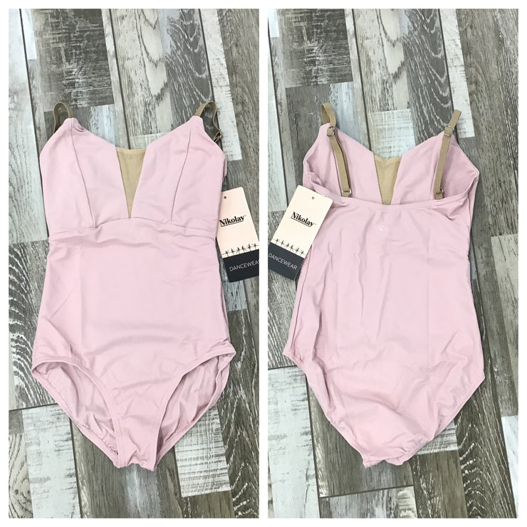 Nikolay - Charlotte Leotard with Adjustable Straps - Adult (DA1930MPN) - Tea Rosa