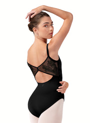 Bloch - Embroidered Camisole Leotard - Adult (L70002) - Black