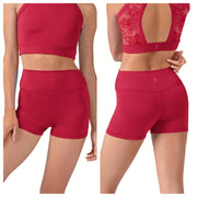 Bloch -Anika  V Front Short - Adult (R90001) - Cherry