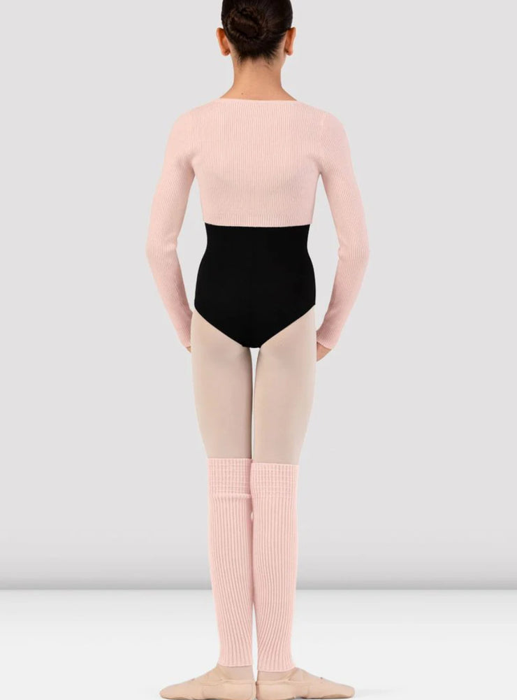 Bloch - Girls Fix Wrap Sweater - Child (CZ30019) - Light Pink