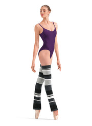 Bloch - Ladies Knitted Leg Warmers - Adult (W11007) - Assorted Stripes