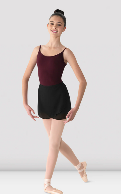 Mirella - Georgette Wrap Skirt - Adult (MS12) - Black