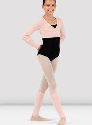 Bloch - Mia Knit Leg Warmers - Child (CW11006) - Black/Light Pink