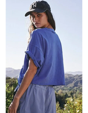 Free People - Inspire Tee - Adult (OB2151720-4228) - Blue Indigo