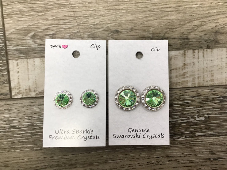 Thank You Very Much - Ultra Sparkle Center Stone Earring - Various Colors