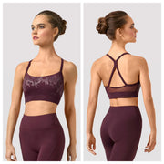 Bloch - Ladies Polina Mirage Print Mesh Crop Top - Adult (Z9347) - Maskerade