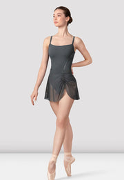 Bloch - Nicky Mesh Skirt - Adult (R9221) - Graphite