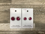 Thank You Very Much - Ultra Sparkle Center Stone Earring - Various Colors