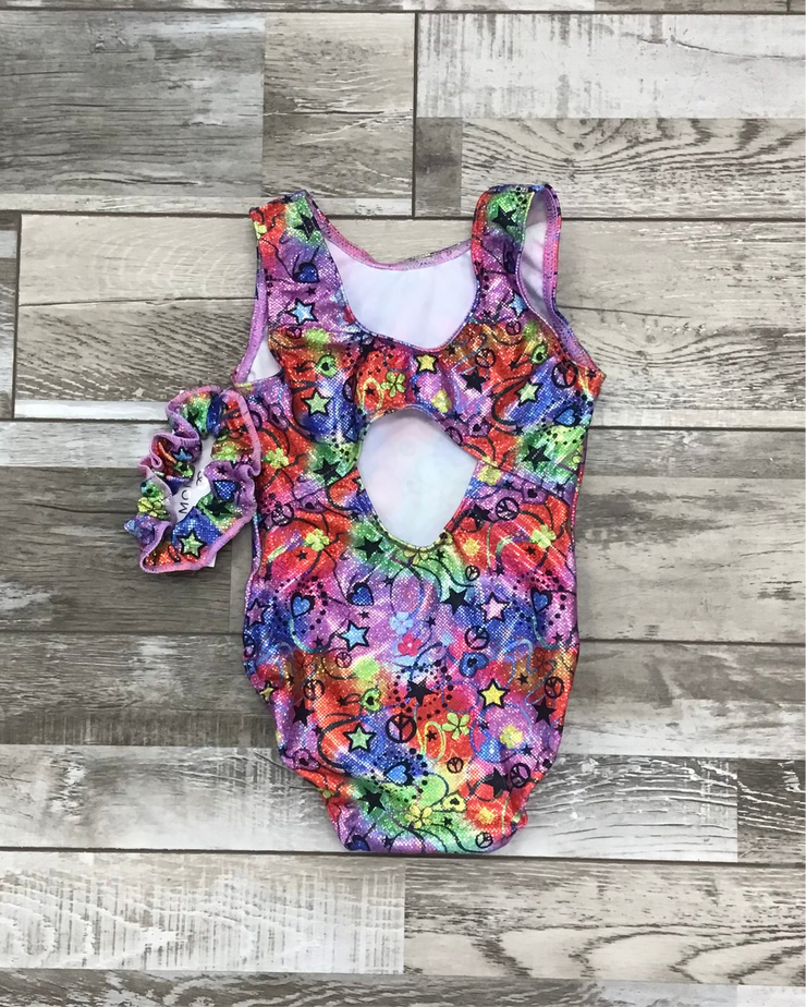 Mondor - Sleeveless Leotard - Child (7848) - Peace and Love