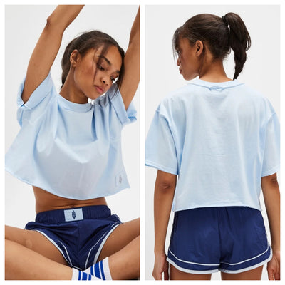 Free People - Inspire Tee - Adult (OB2151720-4410) - Baseline Blue