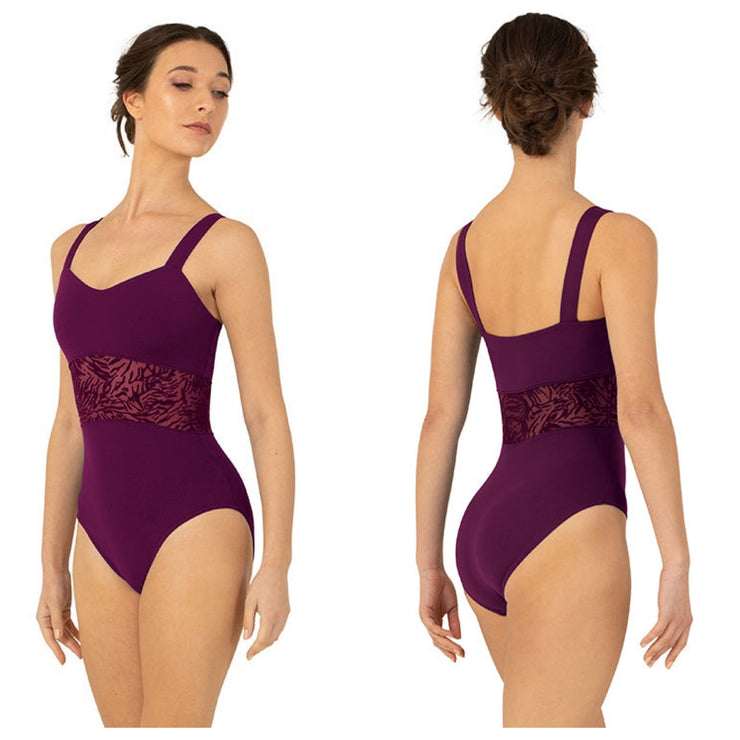 Bloch - Chloe Sweetheart Wide Camisole Leotard - Adult (L1297) - Boysonberry