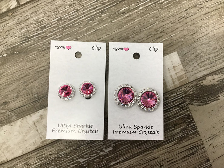 Thank You Very Much - Ultra Sparkle Center Stone Earring - Various Colors