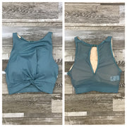 Danz N Motion  - Tank Top Twist Detail - Adult (23308A) - Sage