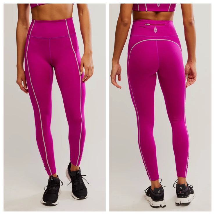 Free People Movement - You’re A Peach Leggings - Adult (OB2016149-5092) - Berry Blitz