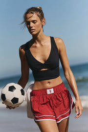 Free People Movement - Varsity Blue Short - Adult (OB1776299-5502) - Cranberry Combo