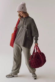 Free People Movement - Hot Shot Hooded Layer - Adult (OB2121148-0052) - Gunmetal